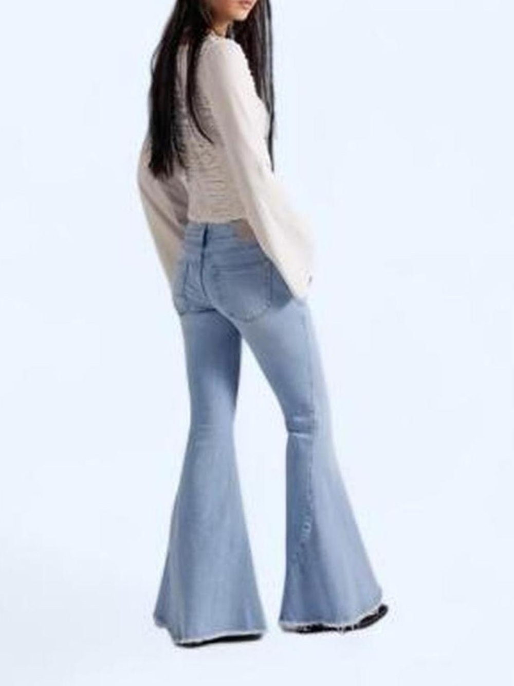 We The Free - Emre Flare Jeans - Light Blue